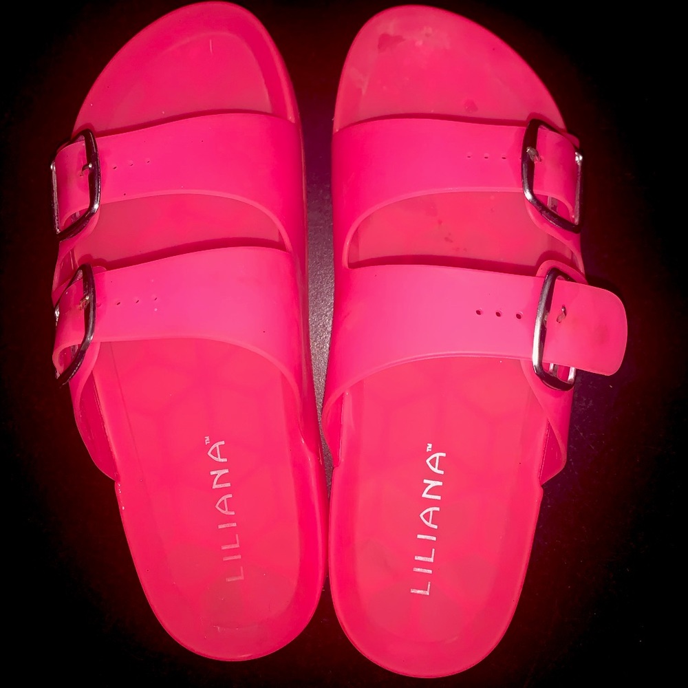 Hot Pink Dolls Kill Sandals